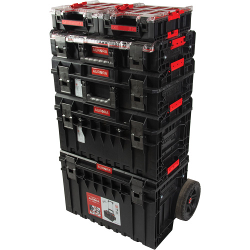 5-Piece Arx&reg; Rolling Toolbox Base Set, 25-1/5" x 19" x 54-3/5", Black Planification Entrepots Molloy