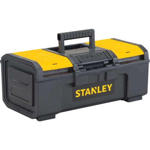 Toolbox, 16" W x Black/Yellow Planification Entrepots Molloy