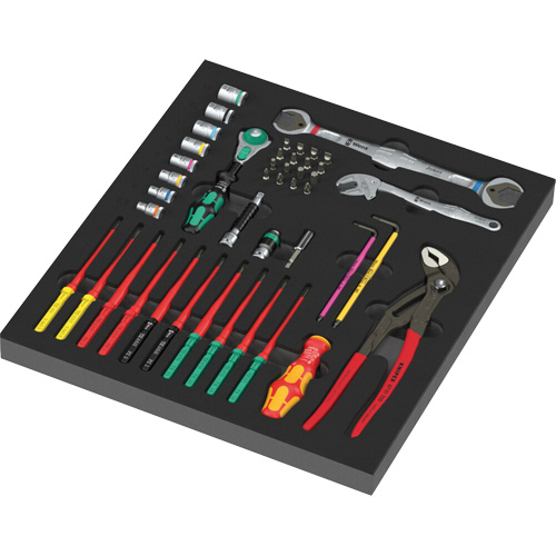 Insert en mousse pour jeu Kraftform Kompakt 1 de maintenance Planification Entrepots Molloy