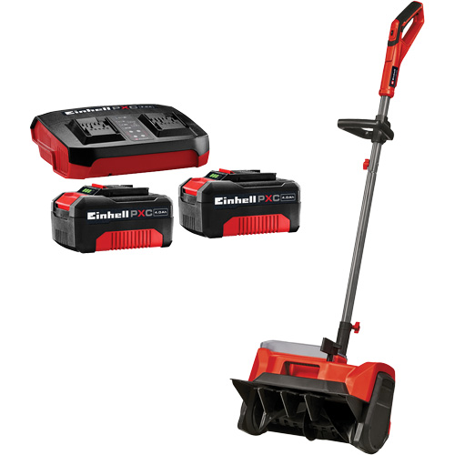 36V Cordless Snow Shovel Kit with Batteries and Charger, 16" (40.64 cm) Wide Planification Entrepots Molloy