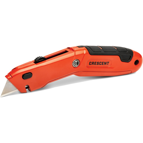 Retractable Knife, Steel, Aluminum Handle Planification Entrepots Molloy