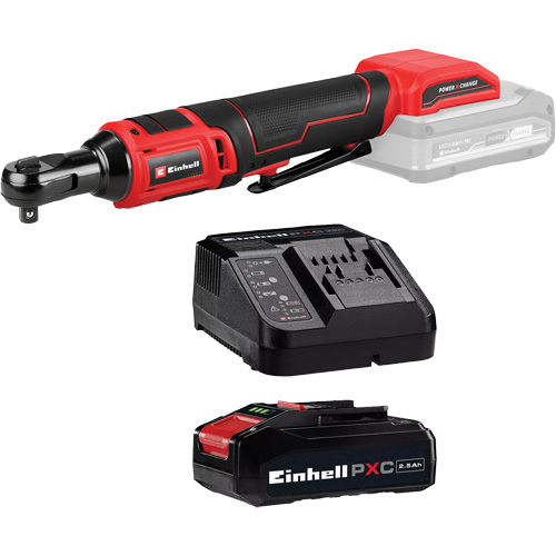 Cordless Ratchet with 2.5Ah PXC Battery & Charger Starter Kit Planification Entrepots Molloy