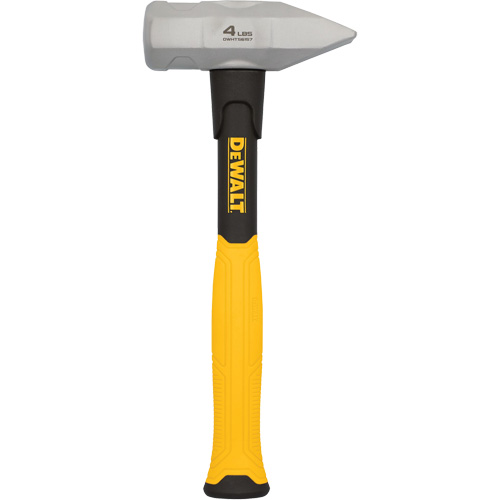 Fiberglass Blacksmith Hammer, 4 lbs Head Weight Planification Entrepots Molloy