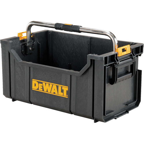 ToughSystem&reg; Tote with Carrying Handle, 12-1/2" W x 21-9/10" D x 21-9/10" H, Black Planification Entrepots Molloy