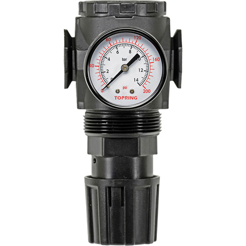 MODULAIR 300 Zinc Diaphragm Regulator, 3/8" NPT, 300 psi Max. PSI, In Line/Modular Planification Entrepots Molloy