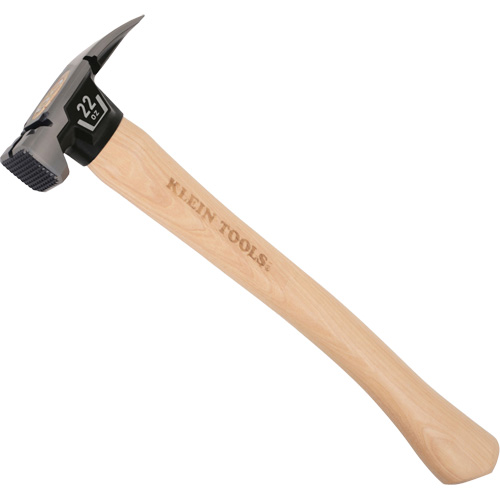 Marteau &agrave; panne fendue droite &agrave; face meul&eacute;e, 22 oz, Prise en Bois, 16-1/10" lo Planification Entrepots Molloy