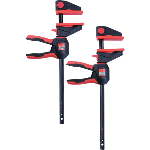 Ensemble de serre-joints &agrave; g&acirc;chette pour barres &agrave; une main avec poign&eacute;e rotative &agrave; 360°, 12" (304,8 mm) Planification Entrepots Molloy