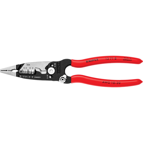 Forged Wire Stripper, 8" L, 10 - 20 AWG Planification Entrepots Molloy