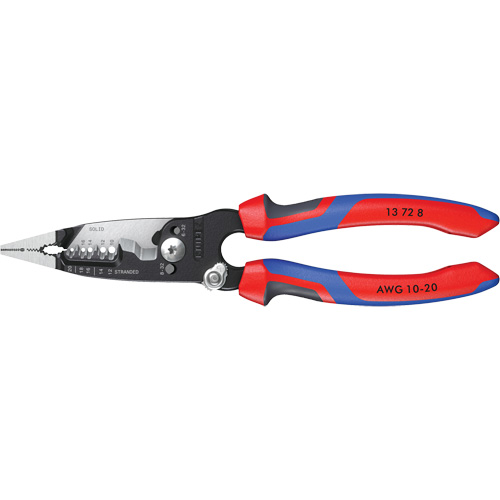 Pince &agrave; d&eacute;nuder forg&eacute;e avec poign&eacute;e KNIPEXTEND, 8" lo, 10 - 20 AWG Planification Entrepots Molloy