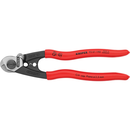 Cisaille pour c&acirc;bles m&eacute;talliques, 7-1/2" Planification Entrepots Molloy