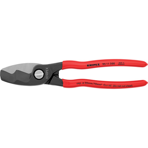 Cable Shears with Twin Cutting Edges, 8" Planification Entrepots Molloy