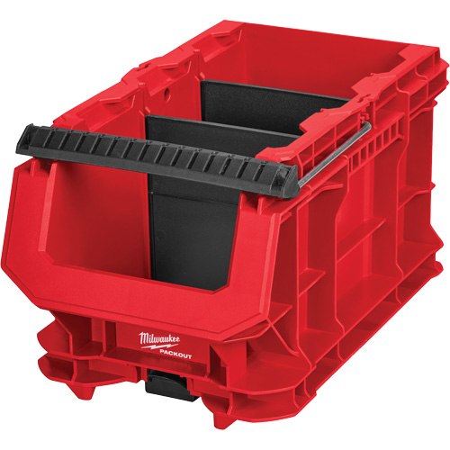 PACKOUT Compact Crate, 15-1/2" x 9-1/2" x 8-3/4", Black/Red Planification Entrepots Molloy