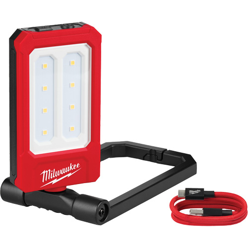 Baladeuse magn&eacute;tique rechargeable &agrave; profil bas, DEL, 100/250/500 lumens, Boîtier en Plastique/Aluminium Planification Entrepots Molloy