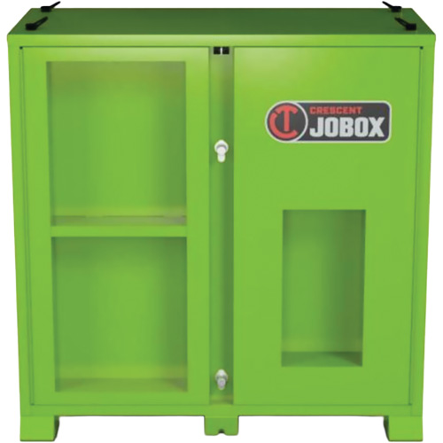 Armoire de rangement d'&eacute;PI sur place, Acier, Vert lime haute visibilit&eacute; Planification Entrepots Molloy