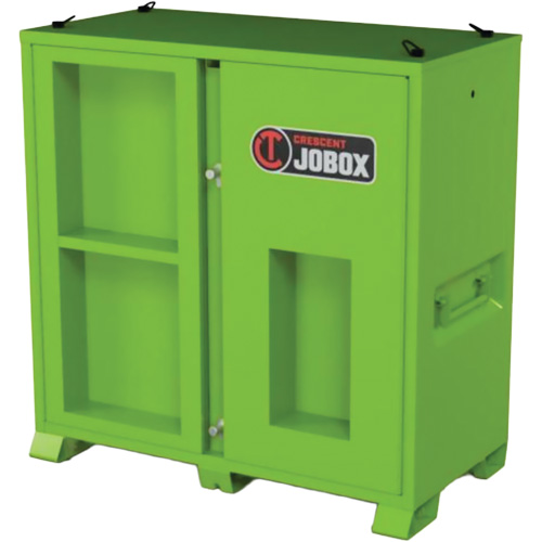 Armoire de rangement d'&eacute;PI sur place, Acier, Vert lime haute visibilit&eacute; Planification Entrepots Molloy