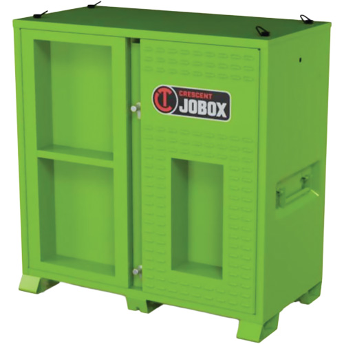 Armoire ventil&eacute;e pour le rangement d'&eacute;PI sur place, Acier, Vert lime haute visibilit&eacute; Planification Entrepots Molloy