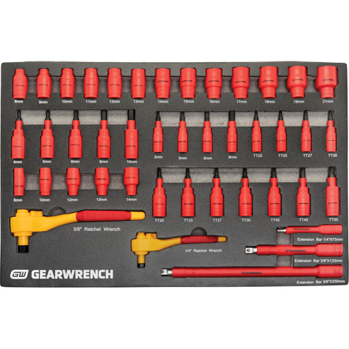 VDE Insulated Tool Set, 1000 V, 72 Pcs Planification Entrepots Molloy