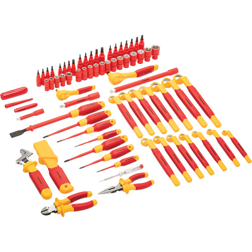 VDE Insulated Tool Set, 1000 V, 72 Pcs Planification Entrepots Molloy