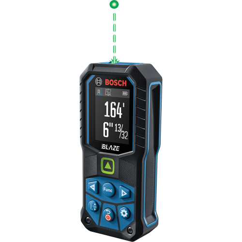 T&eacute;l&eacute;m&egrave;tre laser rouge BLAZE, 0.0' - 165' (0.0 m - 50,2 m) Gamme de mesure, Num&eacute;rique (&eacute;lectronique) Planification Entrepots Molloy