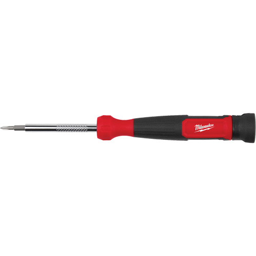Tournevis de pr&eacute;cision 4-en-1 &agrave; embouts multiples avec porte-embout de 1/4", 5-3/4" lo, Prise Coussin&eacute;e Planification Entrepots Molloy