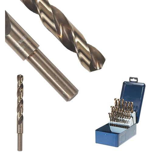 Foret &agrave; mandrin raccourci SST+, 17/32", Acier rapide, Cannelure 4-13/16", Pointe de 135° Planification Entrepots Molloy