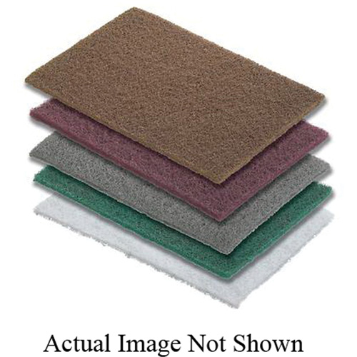 BLENDEX Hand Pads, Aluminum Oxide, 6" x 9", Medium Grit Planification Entrepots Molloy