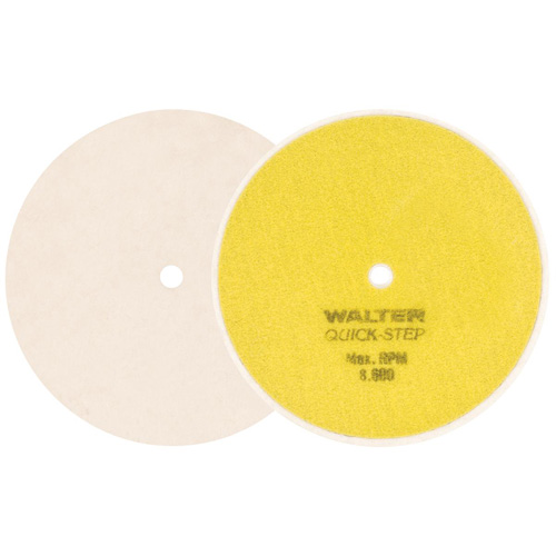 QUICK-STEP Polishing Disc, 6" Dia. Planification Entrepots Molloy
