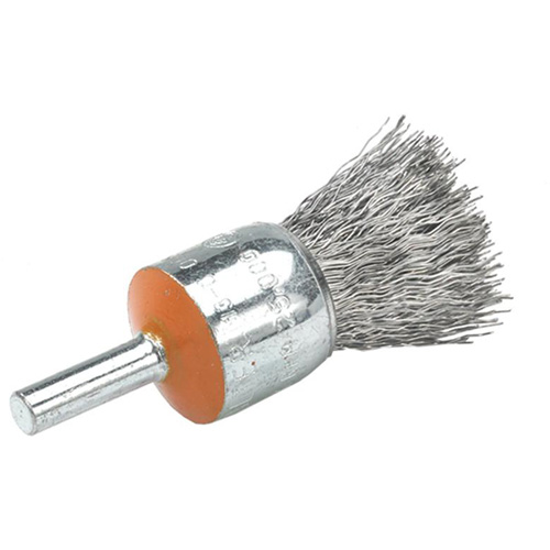 Brosses mont&eacute;es &agrave; fils cr&ecirc;p&eacute;s, 1/2", Fils 0,01", Tige 1/4" Planification Entrepots Molloy
