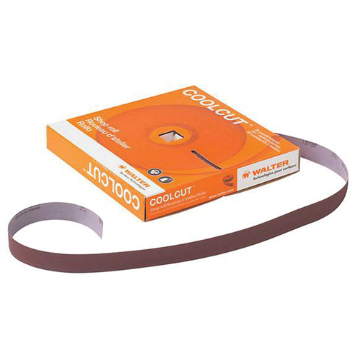 Papier abrasif manuel Coolcut, Oxyde d'aluminium, 1" la x 150' lo, Grain P60 Planification Entrepots Molloy