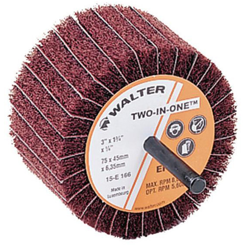 Meule &agrave; lamelles abrasives Two-In-One Planification Entrepots Molloy