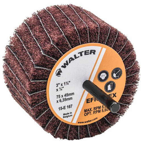 Meule &agrave; lamelles abrasives Two-In-One Planification Entrepots Molloy