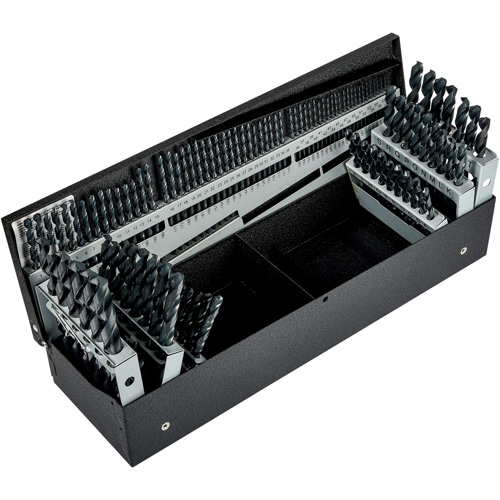 Jobber Length Combination Drill Bit Set, 115 Pieces, High Speed Steel Planification Entrepots Molloy