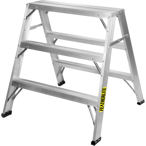 Chevalet de sciage industriel, 3' ha x 33,3125" la x 31,50" pr, Capacit&eacute; de 300 lb, Aluminium Planification Entrepots Molloy