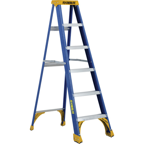Industrial Duty Stepladders (6300 Series), 6', Fibreglass, 250 lbs. Capacity, Type 1 Planification Entrepots Molloy