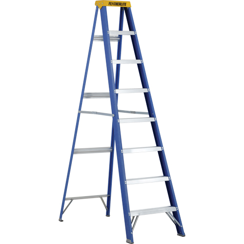 Industrial Duty Stepladders (6300 Series), 8', Fibreglass, 250 lbs. Capacity, Type 1 Planification Entrepots Molloy
