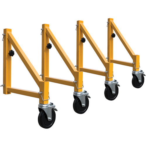 Mobile Work Scaffolding - Maxi Square Steel Scaffolding Accessories, Outrigger, 19-1/4" W x 24" H Planification Entrepots Molloy
