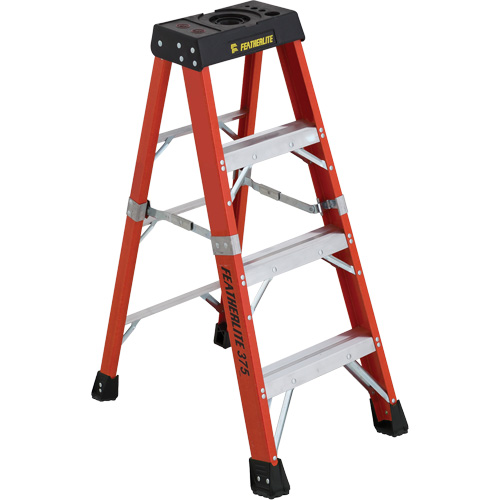 Industrial Extra Heavy-Duty Stepladders (6800 AA Series), 4', Fibreglass, 375 lbs. Capacity, Type 1AA Planification Entrepots Molloy
