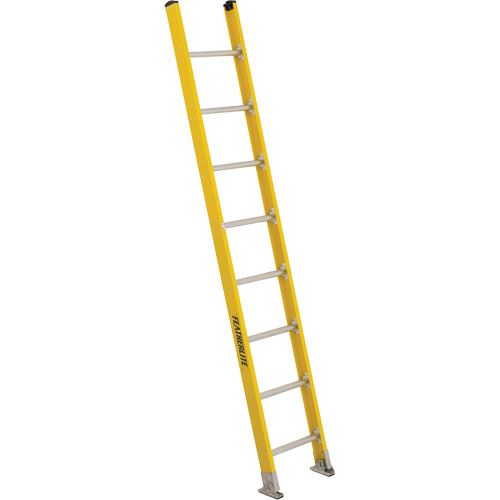Industrial Extra Heavy-Duty Straight Ladders (5600 Series), 8', Fibreglass, 375 lbs., CSA Grade 1AA Planification Entrepots Molloy
