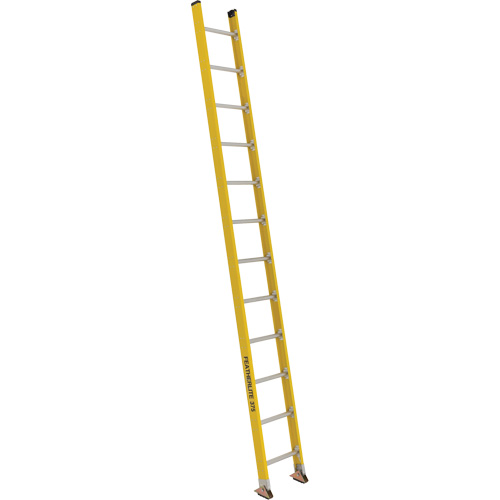 Industrial Extra Heavy-Duty Straight Ladders (5600 Series), 12', Fibreglass, 375 lbs., CSA Grade 1AA Planification Entrepots Molloy