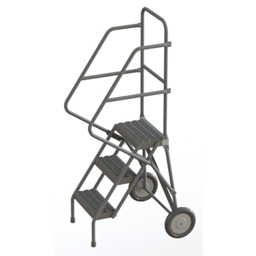 &eacute;chelles roulantes, 3 marches, Stri&eacute;, Hauteur 30" Planification Entrepots Molloy