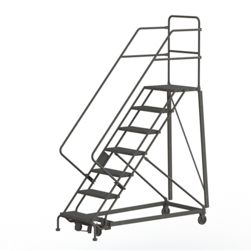 &eacute;chelles robustes en angle de s&eacute;curit&eacute;, 7 marches, Perfor&eacute;, Inclinaison 50°, Hauteur 70" Planification Entrepots Molloy