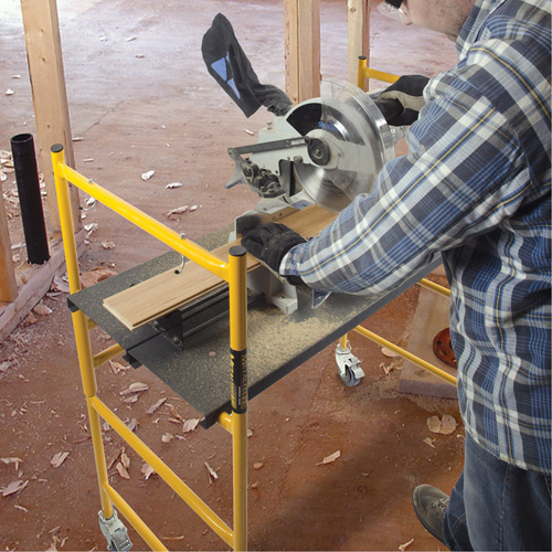 Ensemble de petit &eacute;chafaudage de base de 4' Jobsite Series, Cadre Acier, 41" p x 45-3/4" h Planification Entrepots Molloy