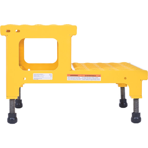 Adjustable Step-Mate Stand, 2 Step(s), 23-13/16" W x 22-7/8" L x 15-1/4" H, 500 lbs. Capacity Planification Entrepots Molloy