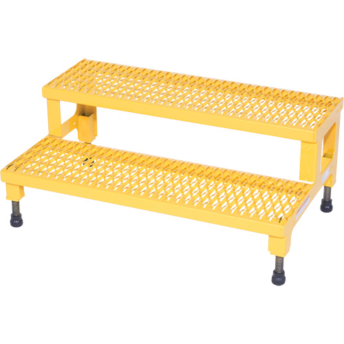Adjustable Step-Mate Stand, 2 Step(s), 36-3/16" W x 22-7/8" L x 15-1/4" H, 500 lbs. Capacity Planification Entrepots Molloy