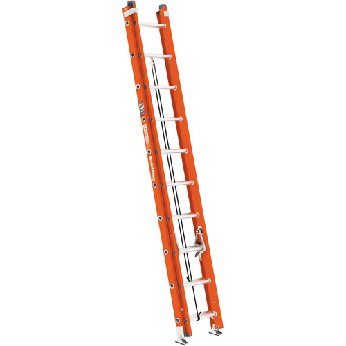BuildMan&reg; Extension Ladder, 300 lbs. Cap., 20' H, Grade 1A Planification Entrepots Molloy