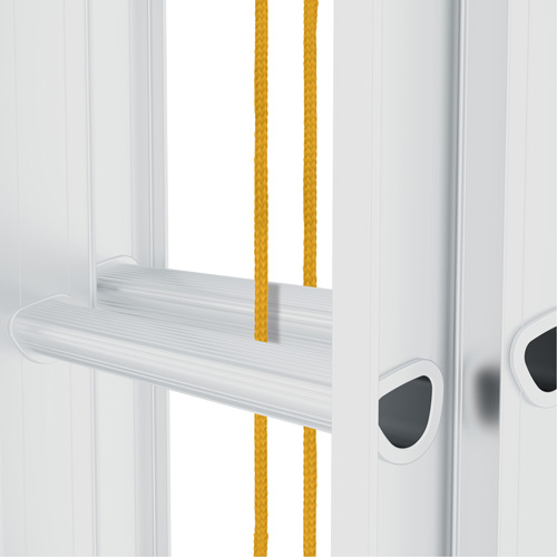 Jobsite Series Extension Ladder, 250 lbs. Cap., 28' H, Grade 3 Planification Entrepots Molloy