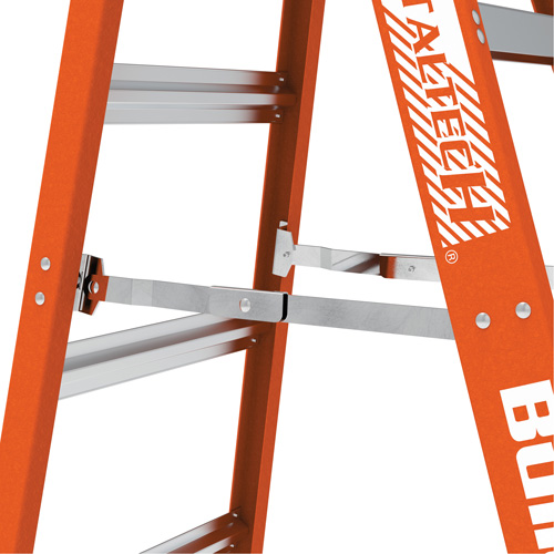 Step Ladder, 10', Fibreglass, 375 lbs. Capacity, Type 1AA Planification Entrepots Molloy