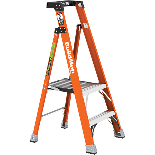 Safespace Platform Step Ladder, 2', 300 lbs. Cap. Planification Entrepots Molloy