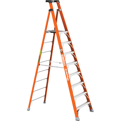 Safespace Platform Step Ladder, 8', 300 lbs. Cap. Planification Entrepots Molloy