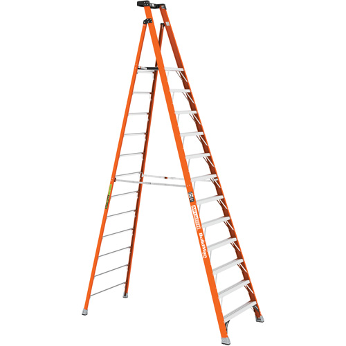 Escabeau avec plateforme Safespace, 12', Cap. De 300 lb Planification Entrepots Molloy